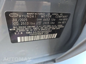 2026 Hyundai Sonata SEL Sport - miniatura 14