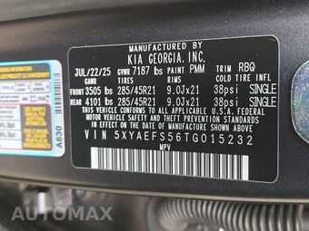 2026 Kia EV9 GT-Line - miniatura 15