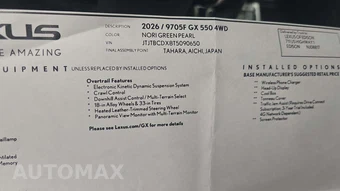 2026 Lexus GX 550 Overtrail - miniatura 17