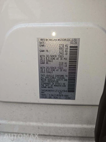 2026 Nissan Pathfinder Rock Creek – miniatura 2