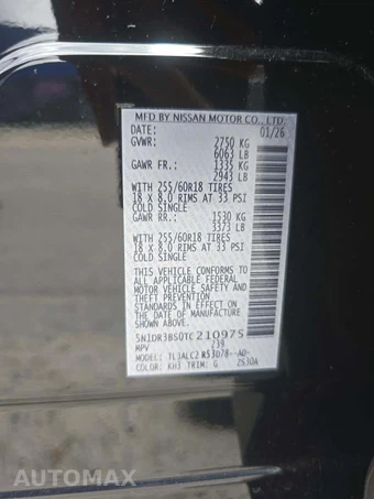 2026 Nissan Pathfinder SV – miniatura 2