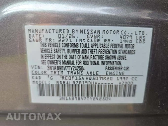 2026 Nissan Sentra S – miniatura 2