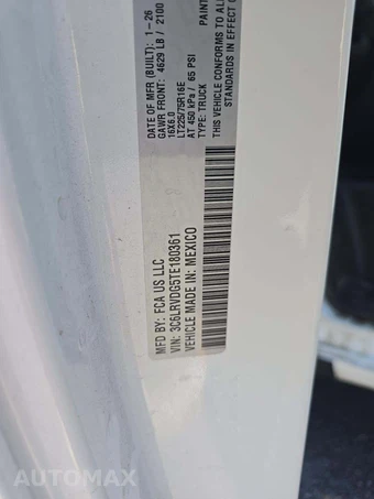 2026 Ram ProMaster 2500 Cargo Van Tradesman w/Passenger Seat High Roof 159.0" WB - miniatura 2