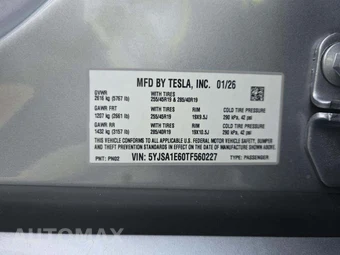 2026 Tesla Model S Plaid - miniatura 5