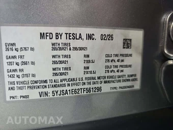 2026 Tesla Model S Plaid - miniatura 5