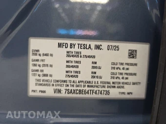 2026 Tesla Model X Plaid - miniatura 42