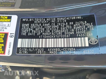 2026 Toyota Camry LE - miniatura 5