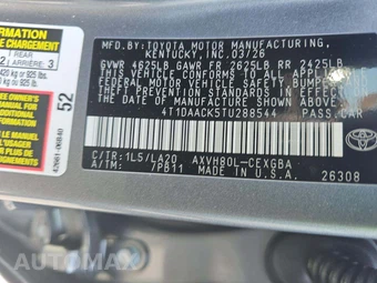 2026 Toyota Camry XLE - miniatura 5