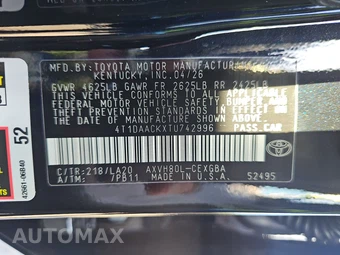 2026 Toyota Camry XLE - miniatura 14