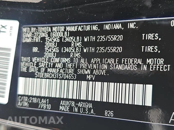 2026 Toyota Highlander Hybrid Platinum - miniatura 15