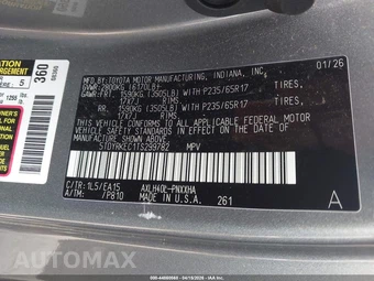 2026 Toyota Sienna XLE 7-Passenger 120.5" WB - miniatura 9