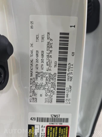 2026 Toyota Tundra Limited Crew Cab Short Bed - miniatura 14