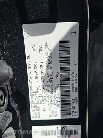 2026 Toyota Tundra SR Crew Cab Short Bed - miniatura 21