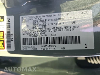 2026 Toyota Tundra SR5 Crew Cab Short Bed - miniatura 15