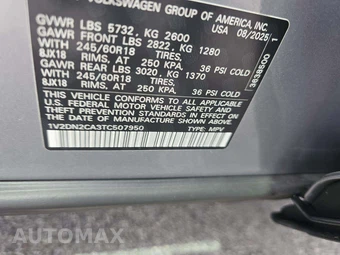2026 Volkswagen Atlas 2.0T SE - miniatura 5