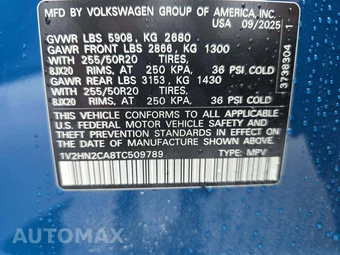 2026 Volkswagen Atlas 2.0T SE w/Technology – miniatura 2