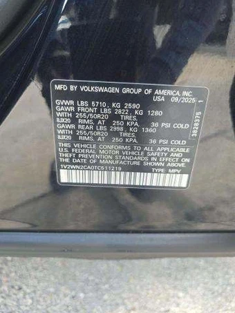 2026 Volkswagen Atlas 2.0T SE w/Technology – miniatura 6