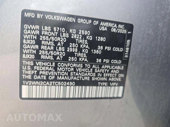 2026 Volkswagen Atlas 2.0T SE w/Technology - miniatura 5