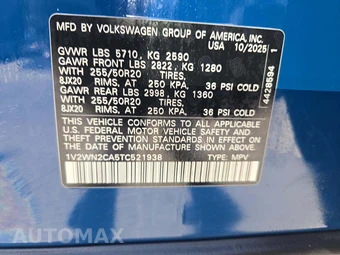 2026 Volkswagen Atlas 2.0T SE w/Technology - miniatura 2