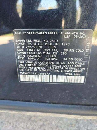 2026 Volkswagen Atlas Cross Sport 2.0T SE w/Technology – miniatura 6