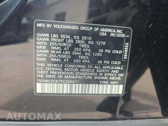 2026 Volkswagen Atlas Cross Sport 2.0T SE w/Technology – miniatura 6