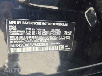 2027 BMW X6 Sports Activity Coupe M60i xDrive - miniatura 15