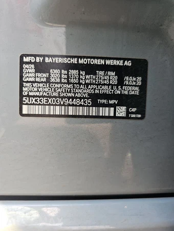 2027 BMW X6 Sports Activity Coupe xDrive40i - miniatura 21